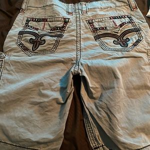 Grey black and red Rock Revival Shorts size 31